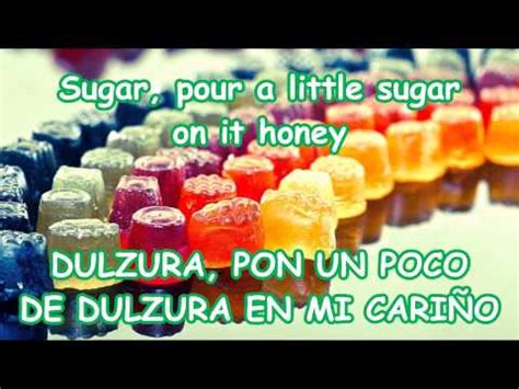 sugar letra español e ingles|sugar en espanol.